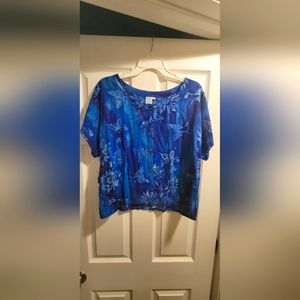 Blue summer, beach blouse.